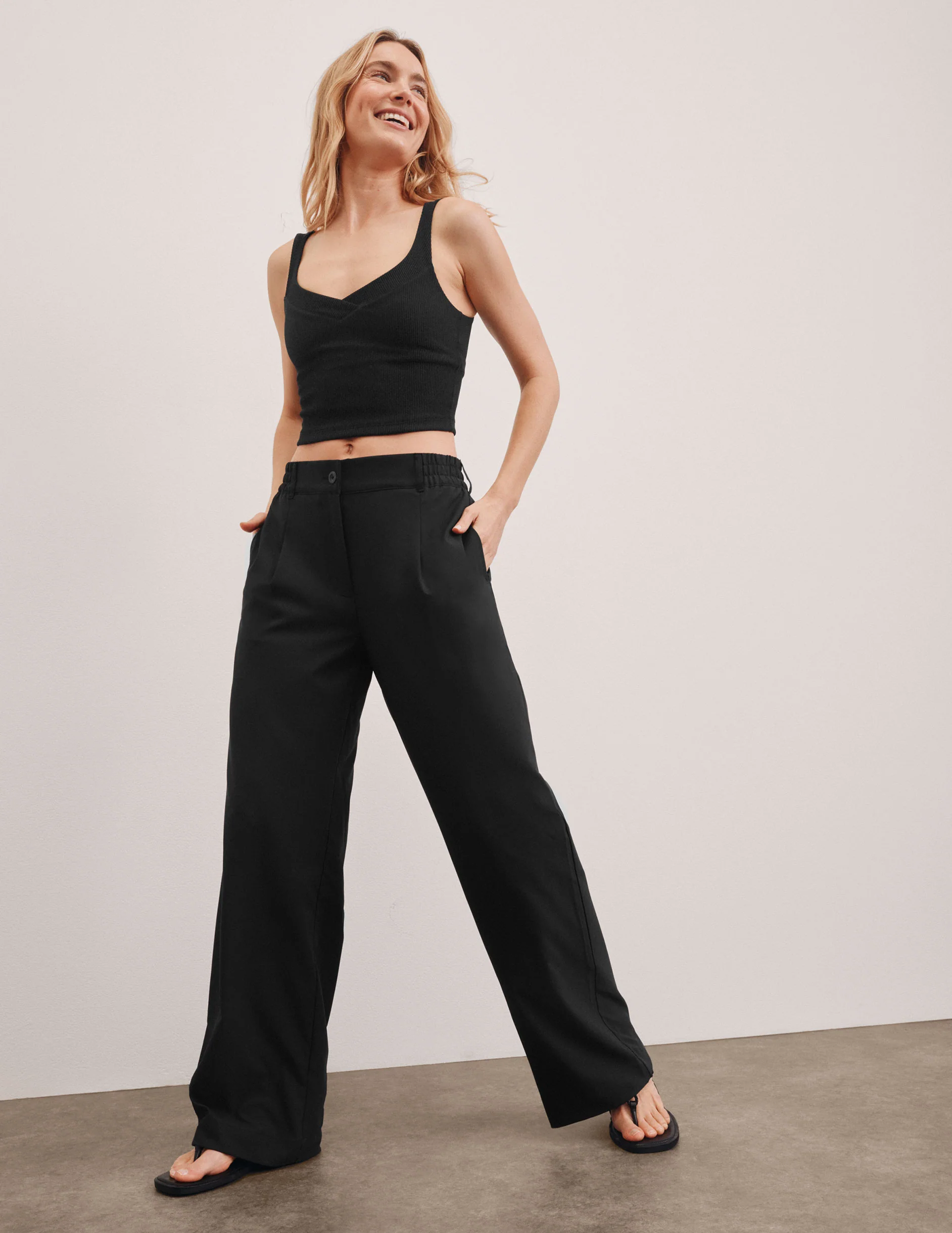Status Wide Leg Trouser - Styles Love
