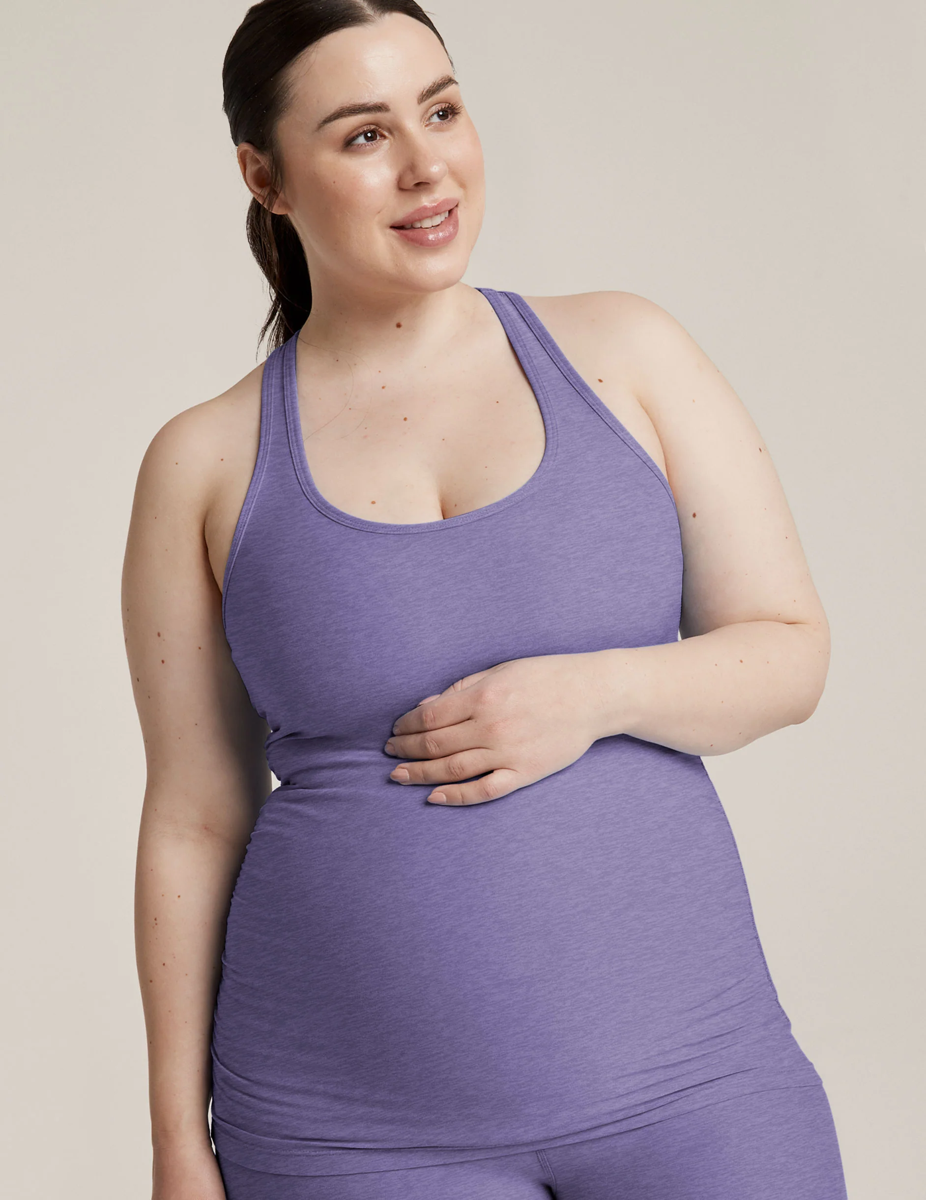 Featherweight Let It Grow Racerback Maternity Tank - Styles Love