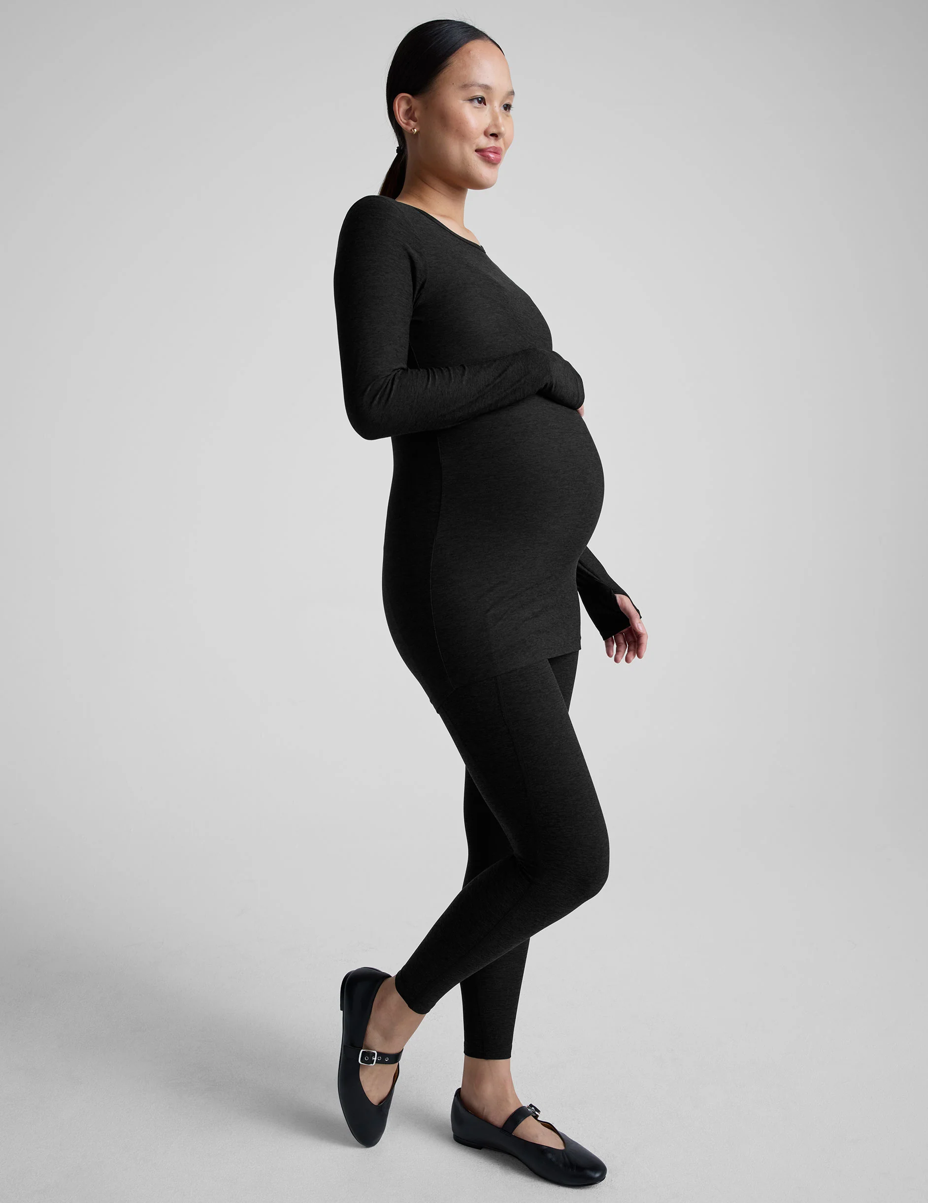 Featherweight Count On Me Maternity Crew Pullover - Styles Love