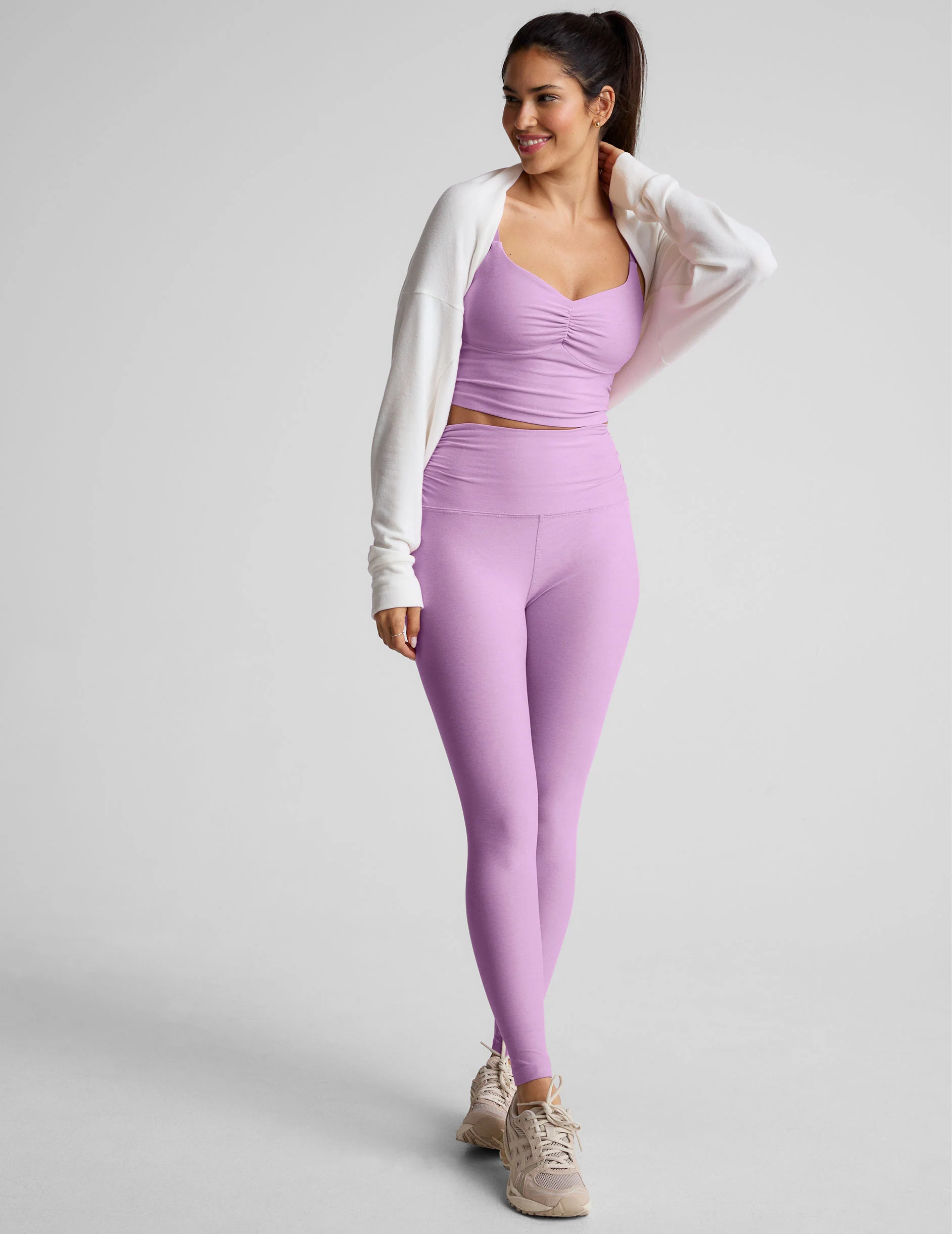 Spacedye Raise The Barre Shirred Legging - Styles Love