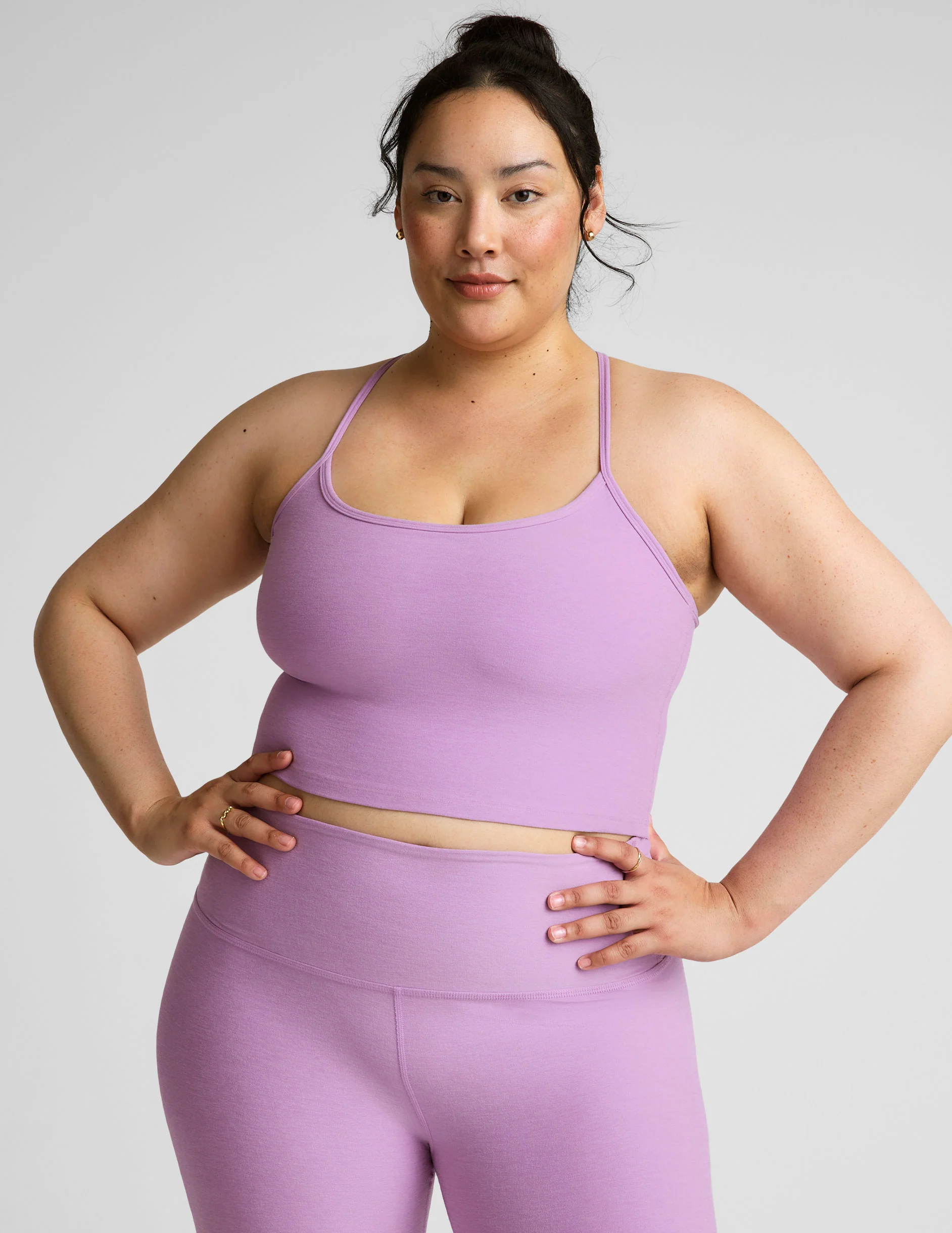 Spacedye Slim Racerback Cropped Tank - Styles Love