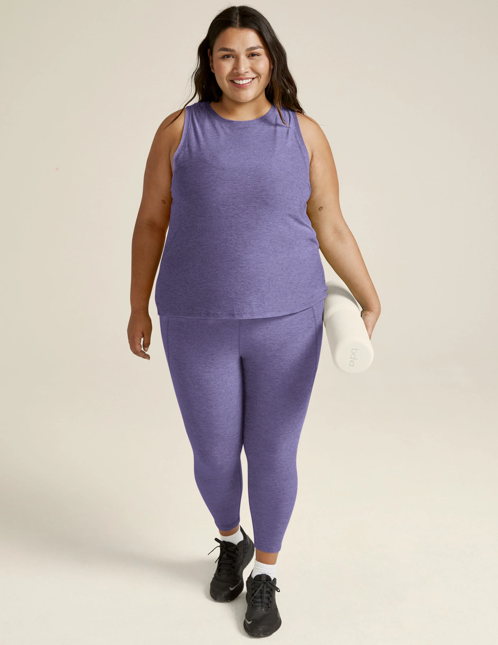 Spacedye Out Of Pocket High Waisted Midi Legging - Styles Love