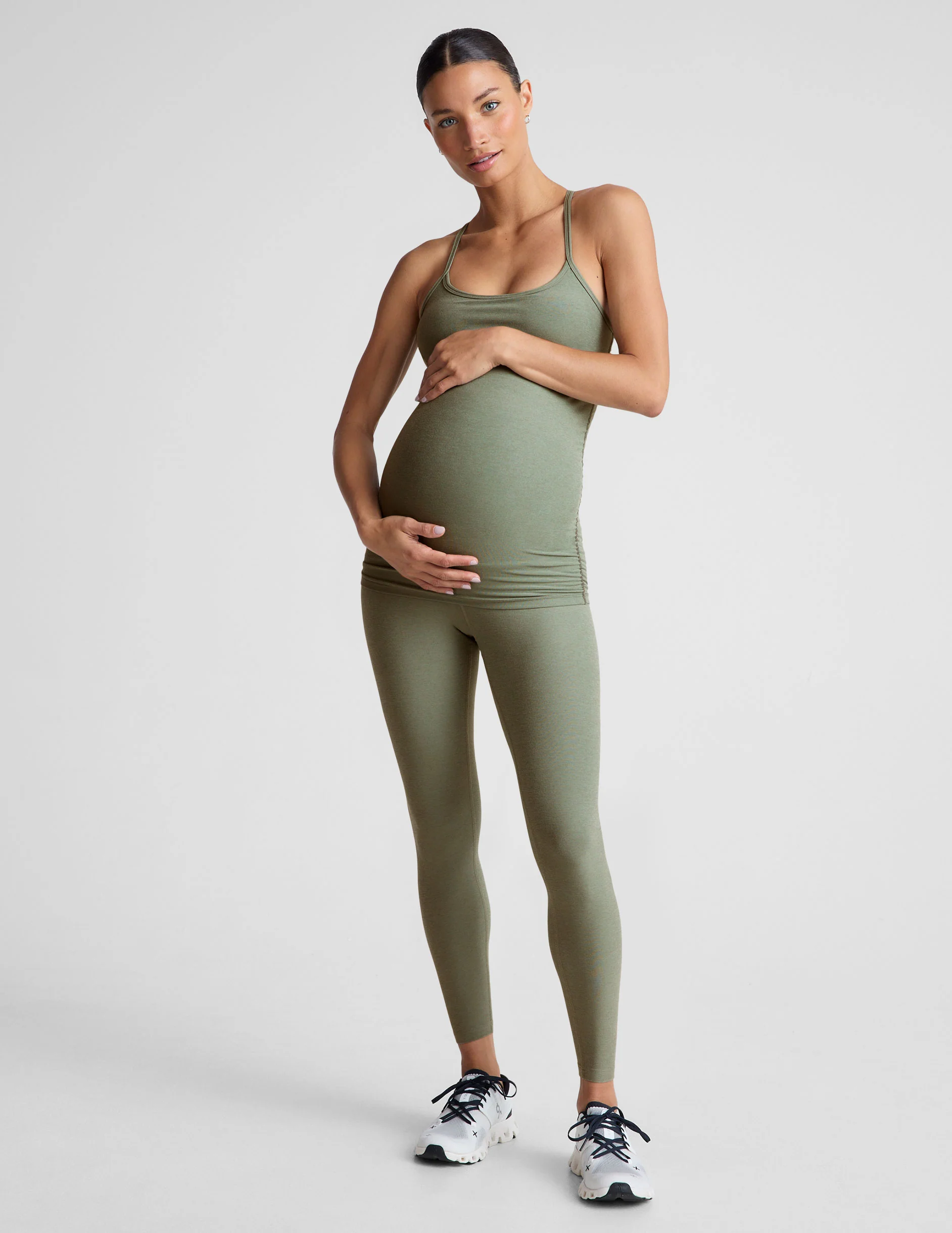 Spacedye Love the Bump Midi Maternity Legging - Styles Love