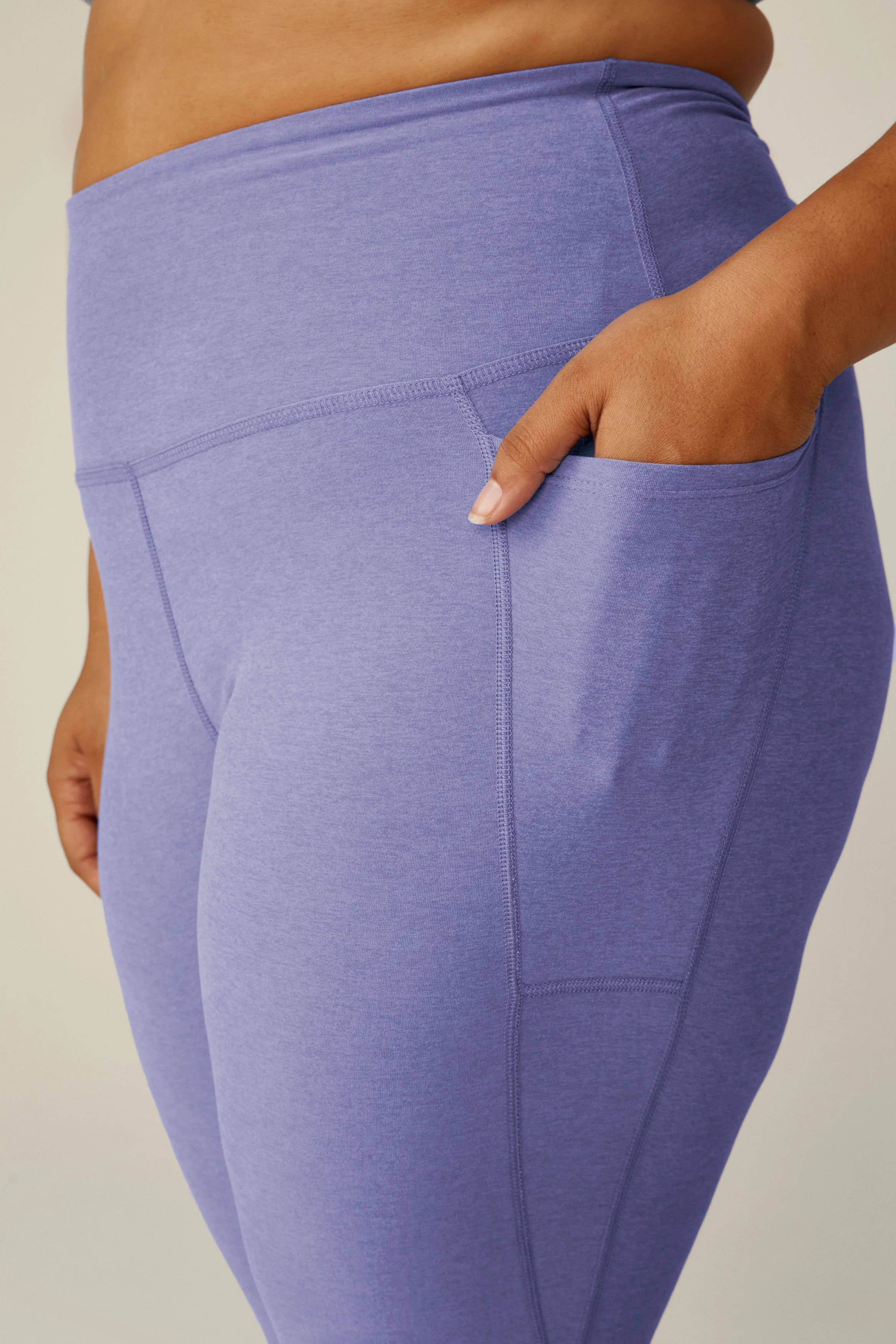 Spacedye Out Of Pocket High Waisted Midi Legging - Styles Love