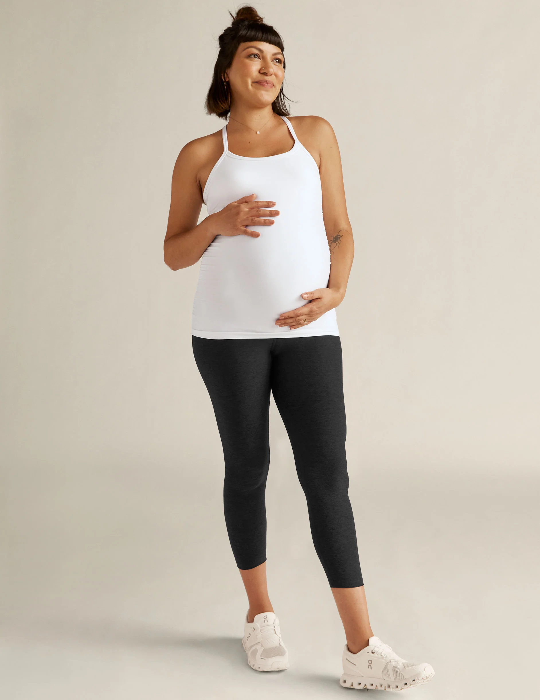 Spacedye Love The Bump Capri Maternity Legging - Styles Love