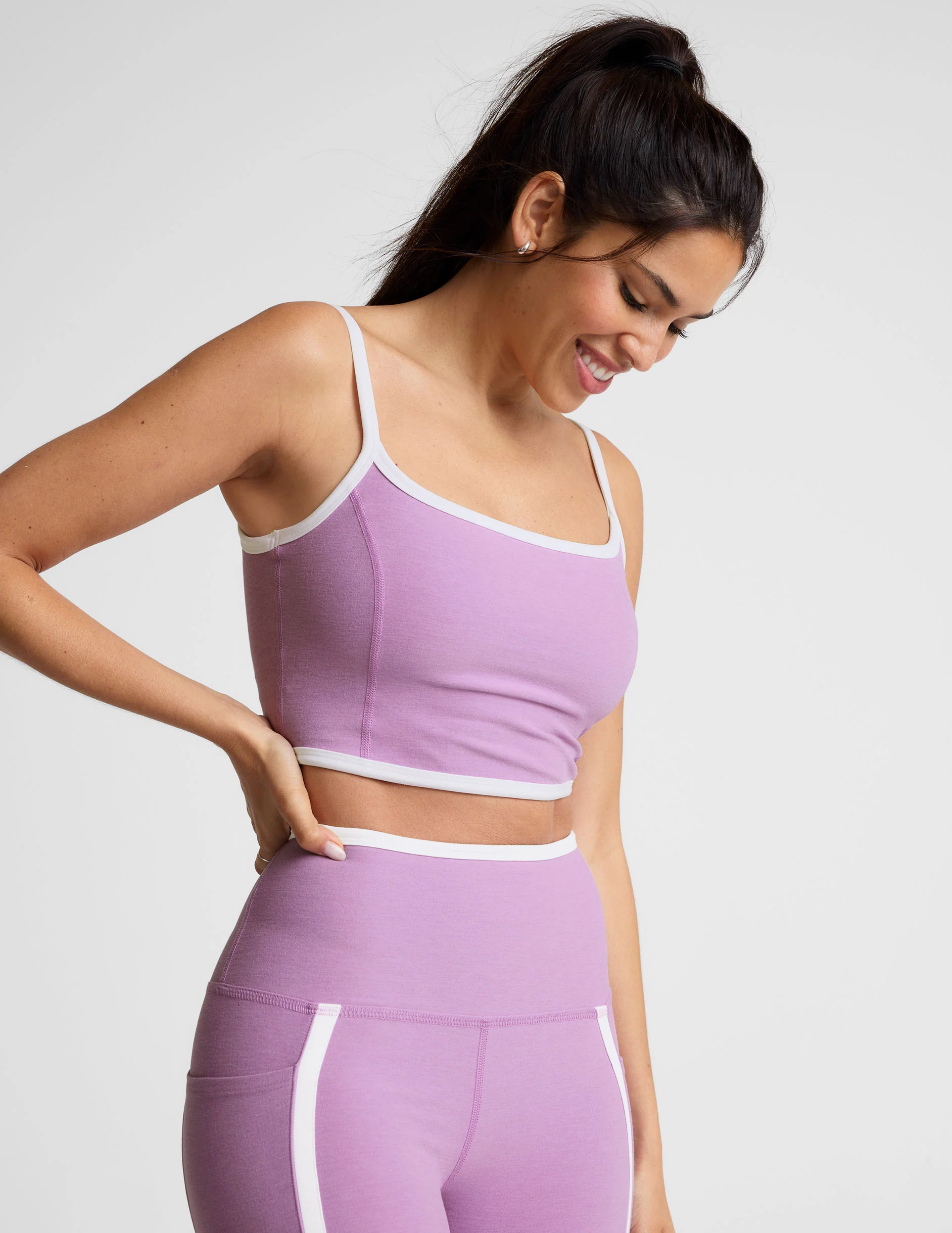 Spacedye New Moves High Cropped Tank - Styles Love