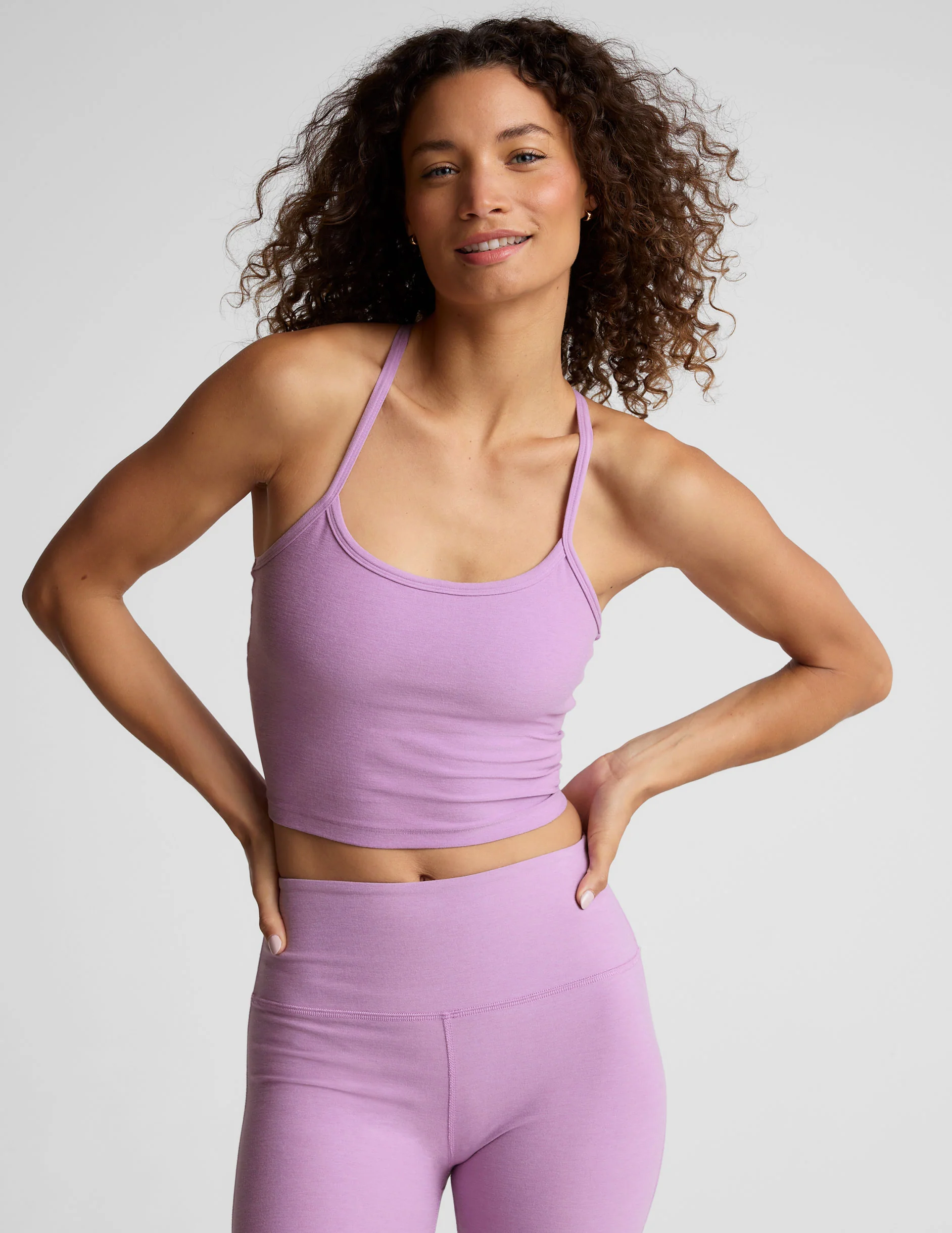 Spacedye Slim Racerback Cropped Tank - Styles Love