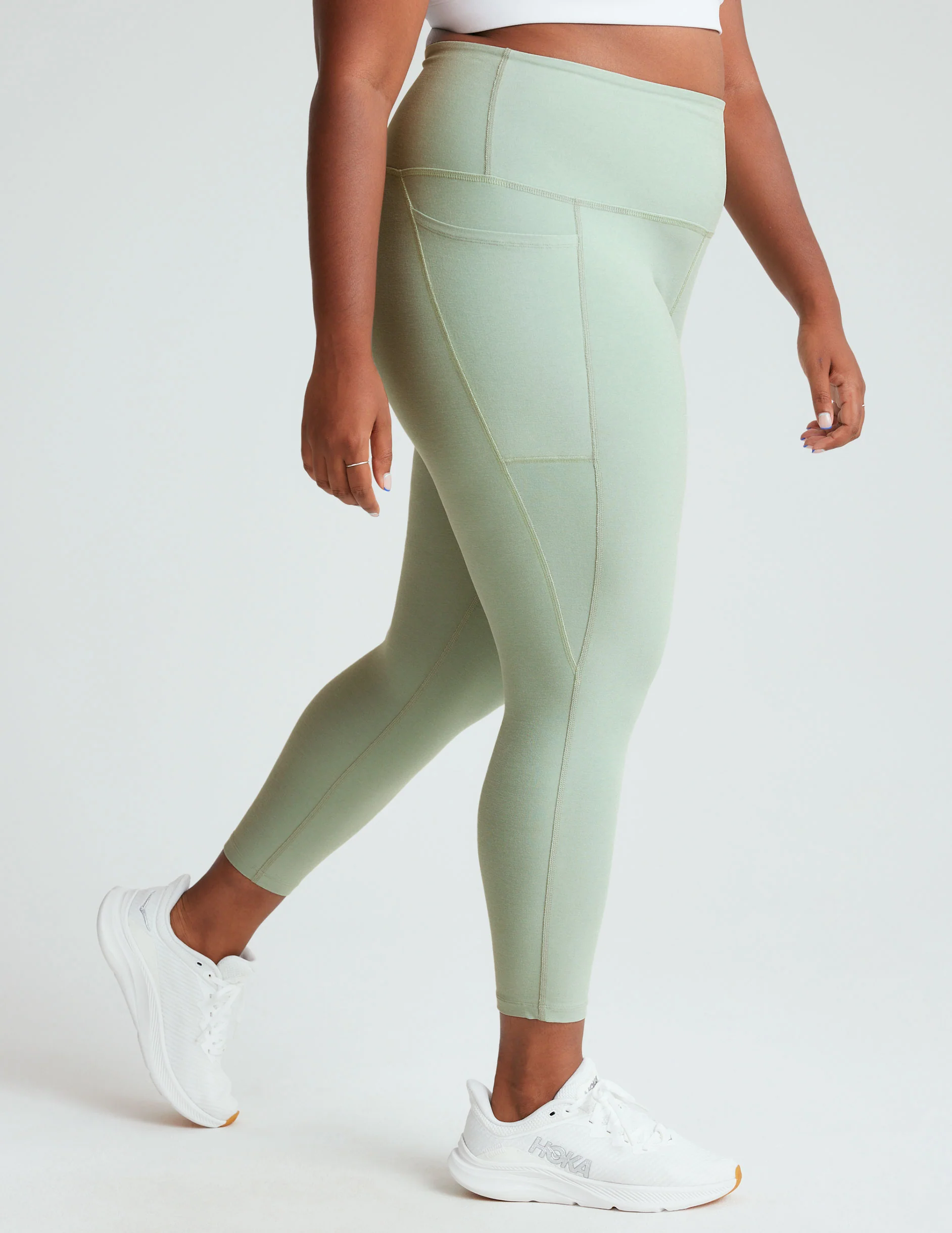 Spacedye Out Of Pocket High Waisted Midi Legging - Styles Love