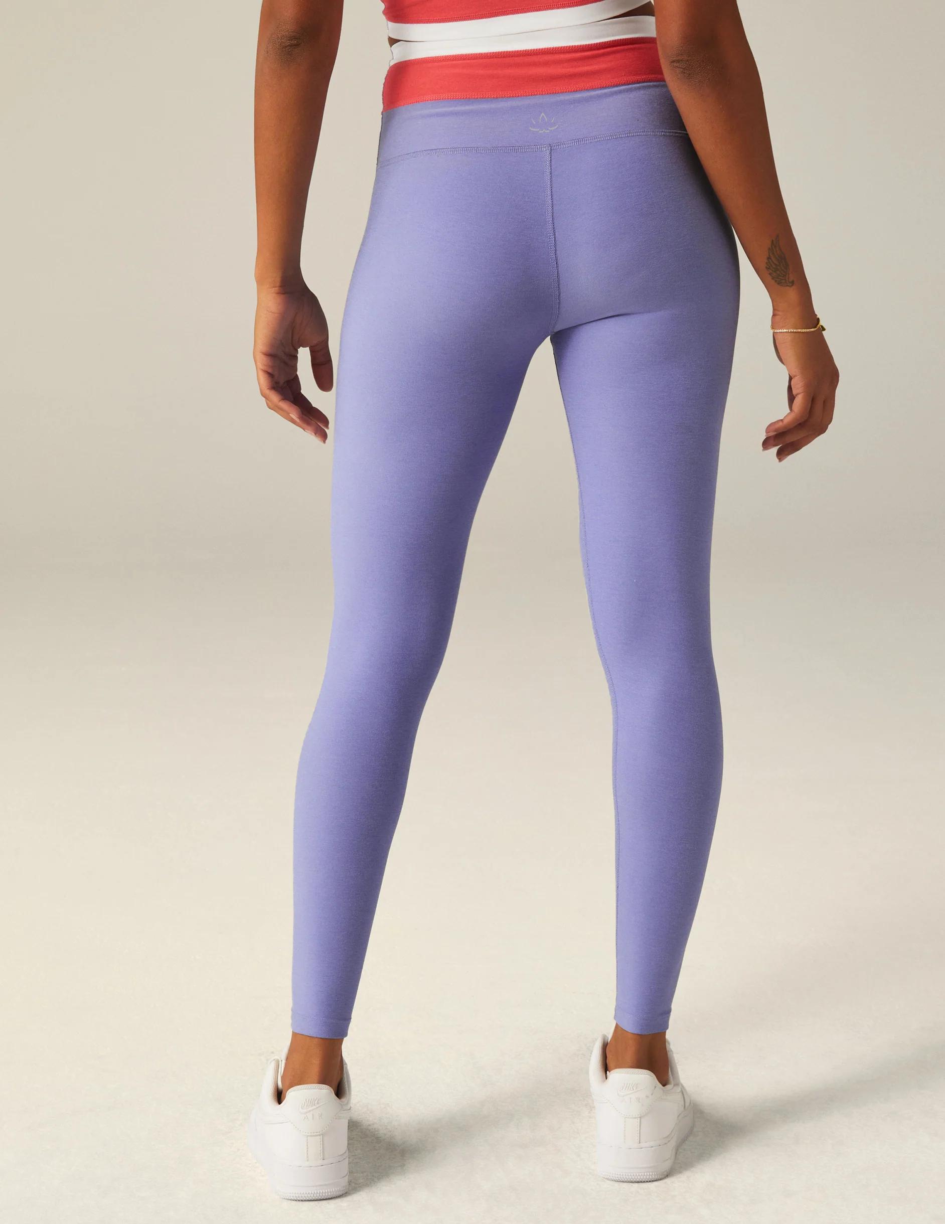 Spacedye Horizon Colorblock Midi Legging - Styles Love