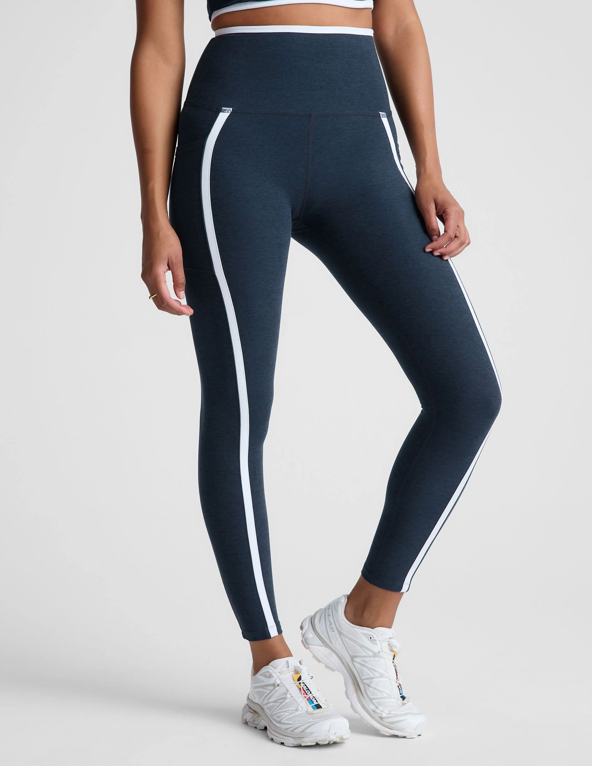 Spacedye New Moves High Waisted Midi Legging - Styles Love