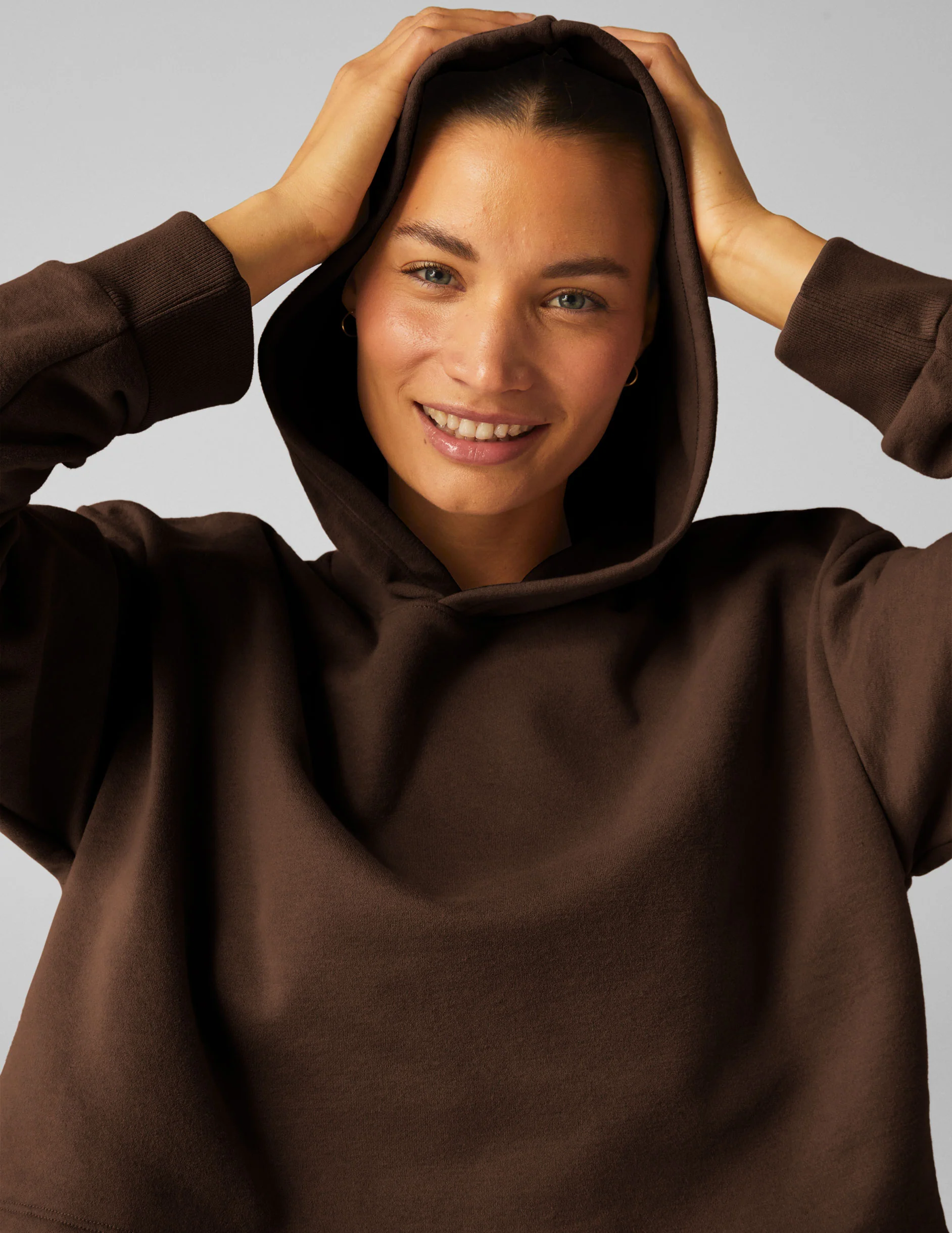 LuxeFleece Happiness Cropped Hoodie - Styles Love