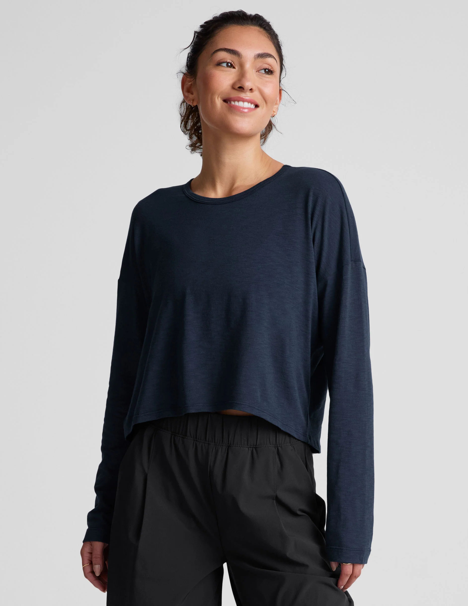 Signature High Low Long Sleeve Top - Styles Love