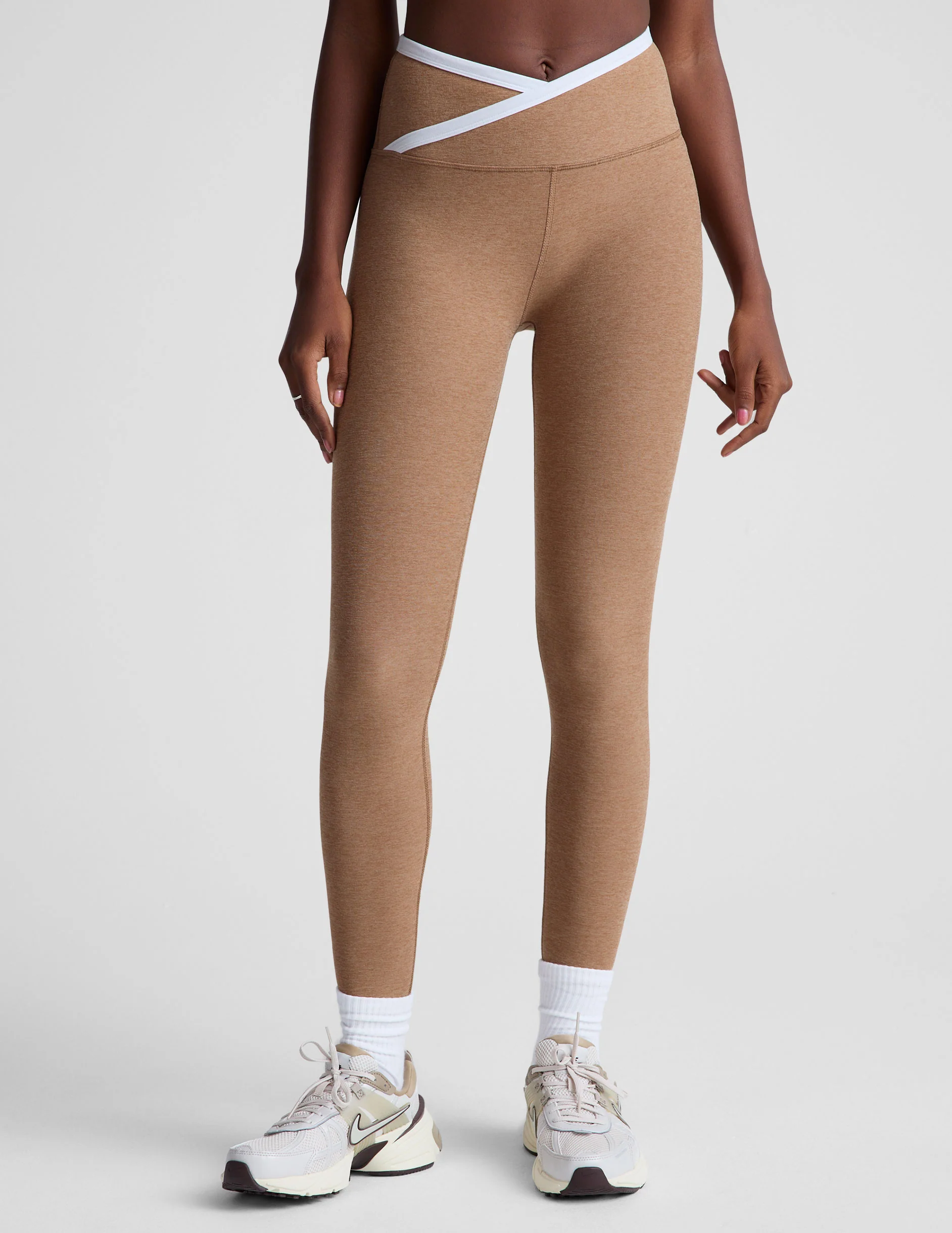 Spacedye Outlines High Waisted Midi Legging - Styles Love