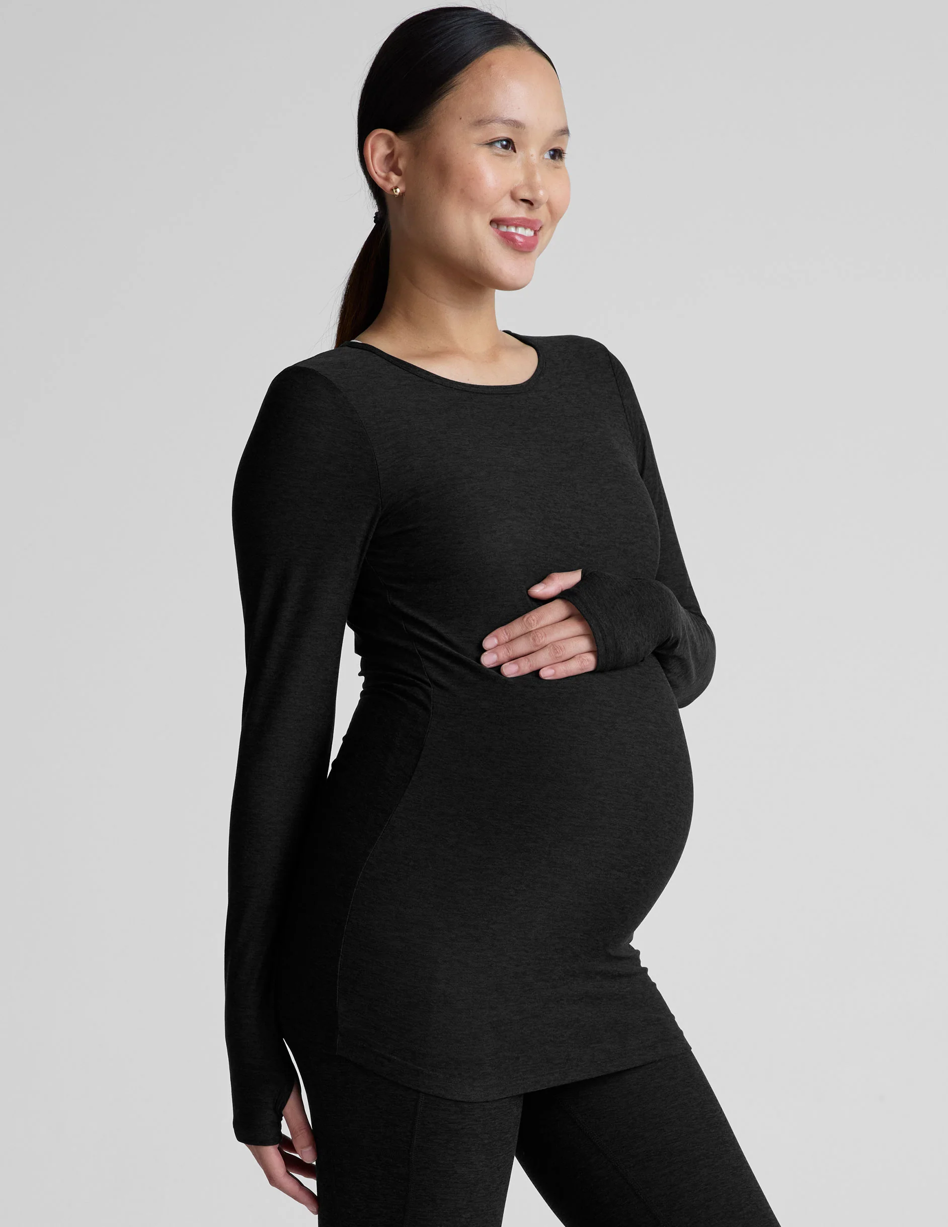 Featherweight Count On Me Maternity Crew Pullover - Styles Love