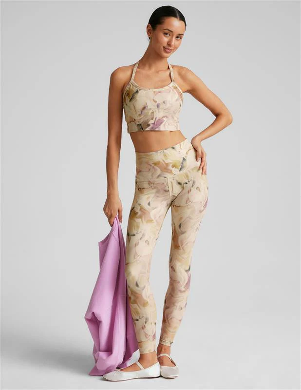 Earthen Swirl SoftMark Slim Racerback High Cropped Tank - Styles Love