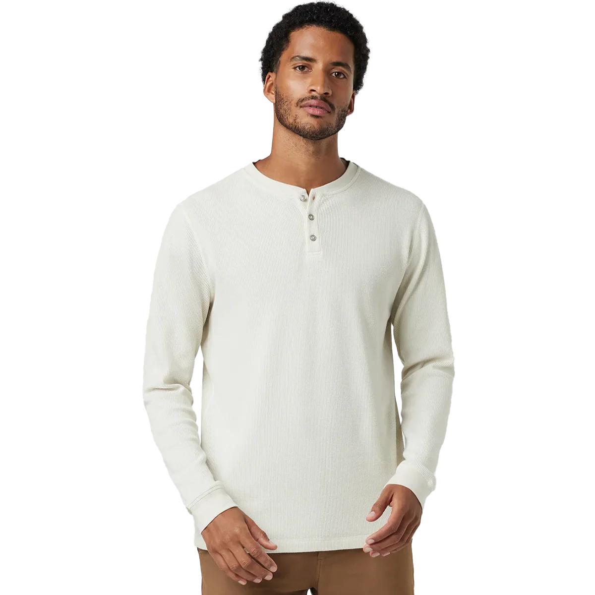 Men's Waffle Henley - Styles Love
