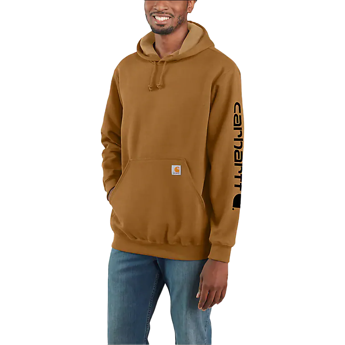 Men's Midweight Logo Hooded Sweatshirt - Styles Love