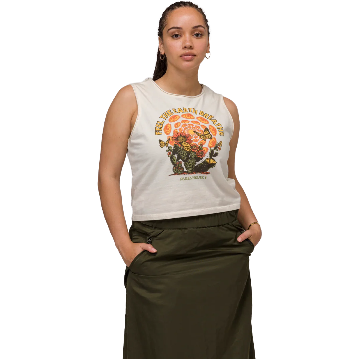 Women's Feel the Earth Breathe Butterfly Tank - Styles Love