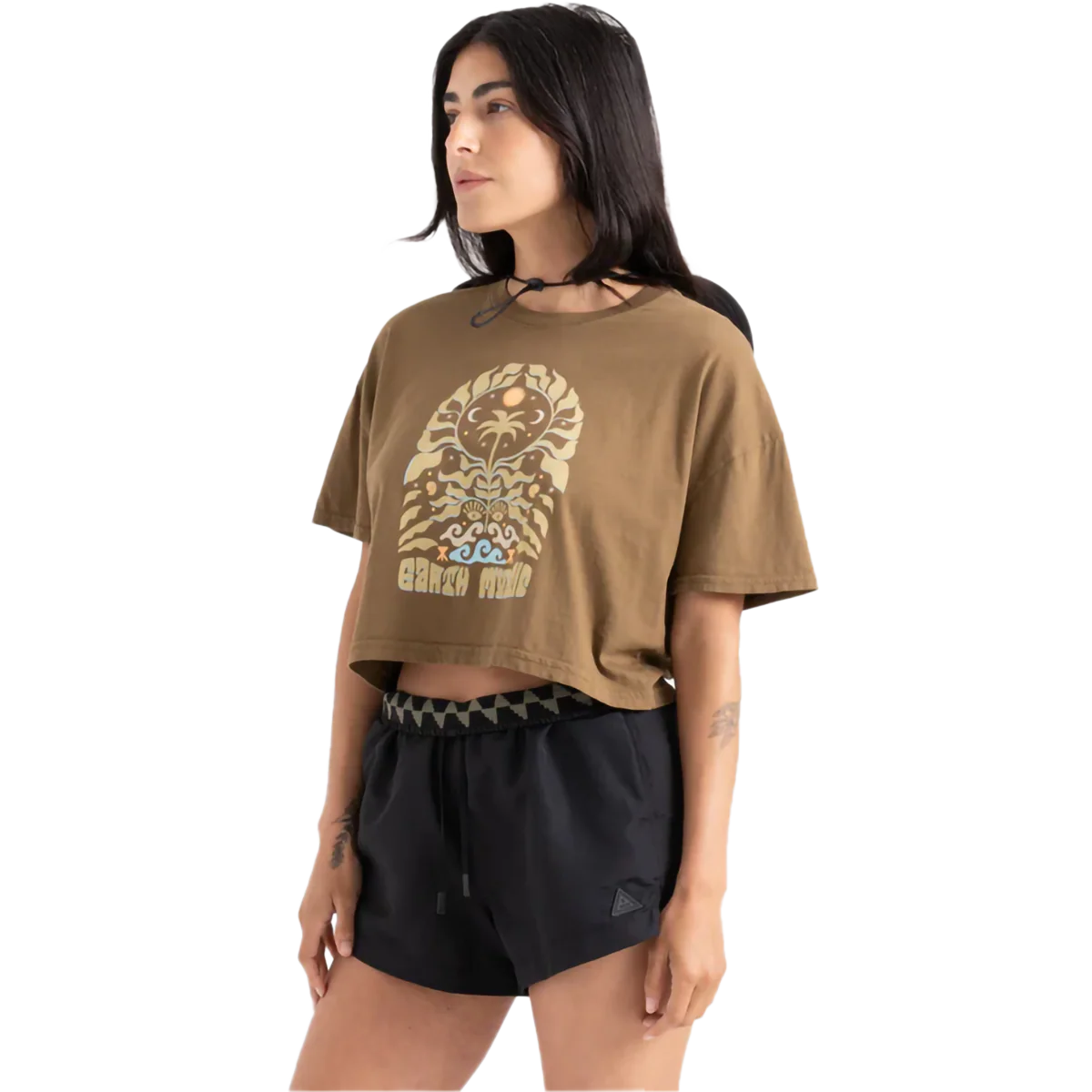 Women's Earth Mystic Boxy Crop - Styles Love