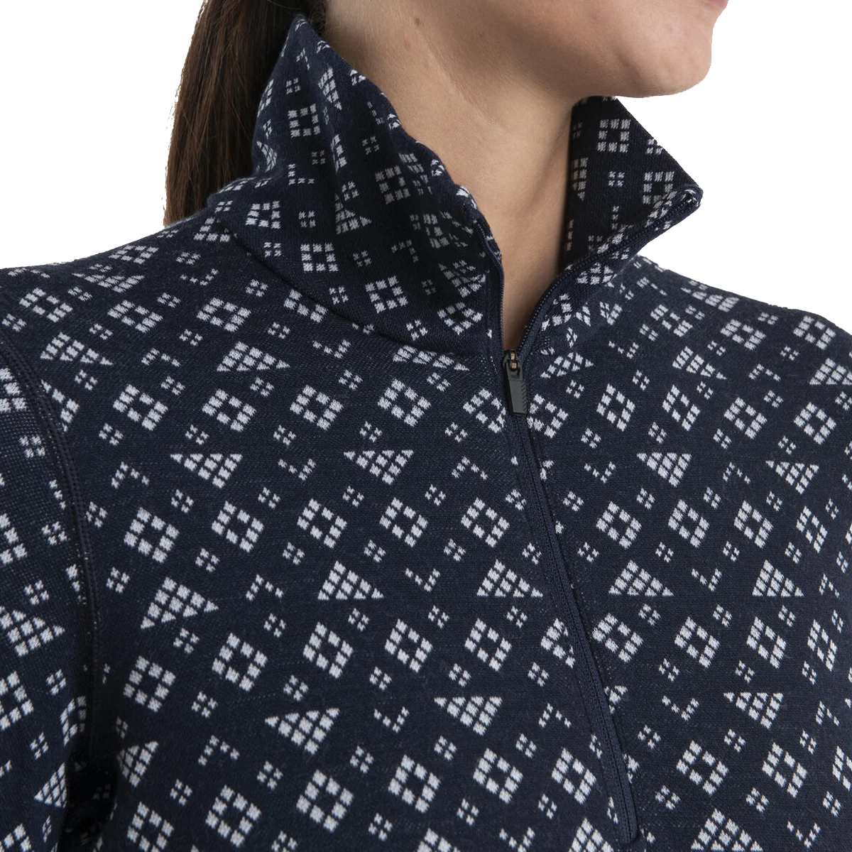 Women's Merino 260 Vertex Long Sleeve Half Zip Thermal Top First Snow - Styles Love