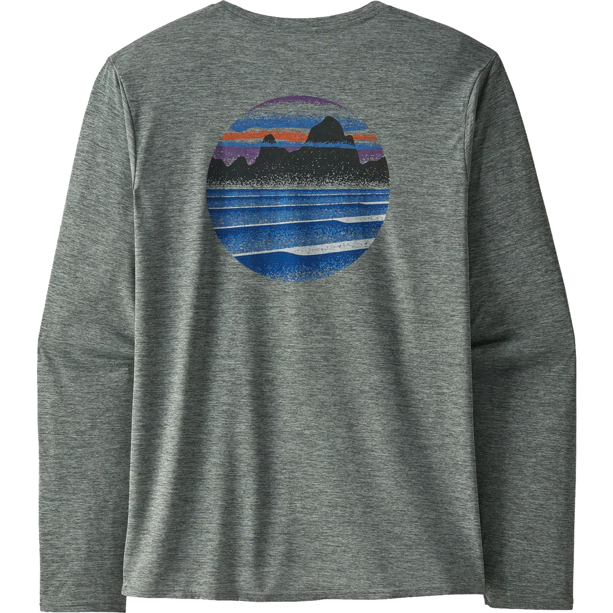 Men's Long Sleeve Capilene Cool Daily Graphic Shirt - Styles Love