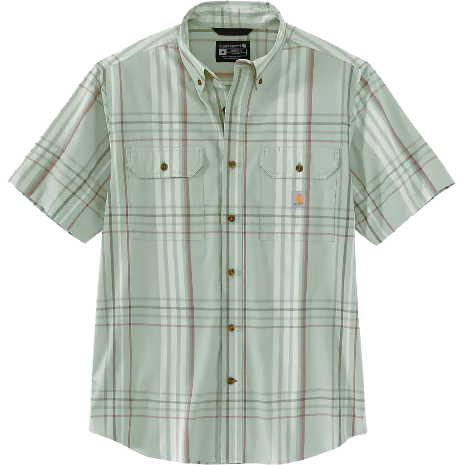 Men's Midweight Short Sleeve Plaid Shirt - Styles Love