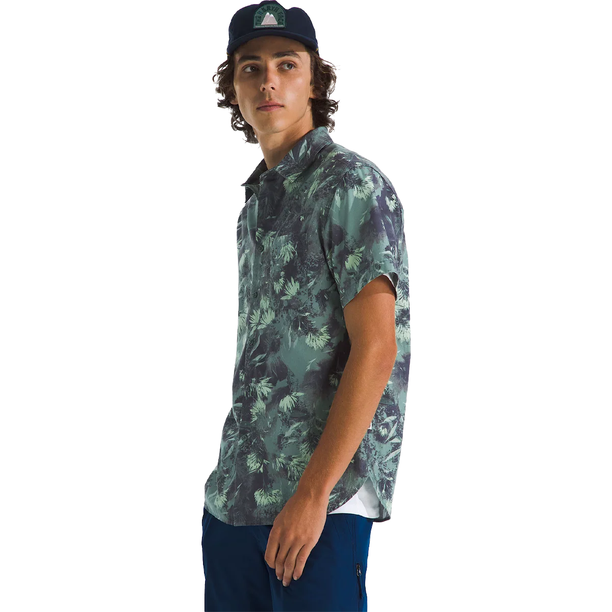 Men's Short Sleeve Baytrail Pattern Shirt - Styles Love