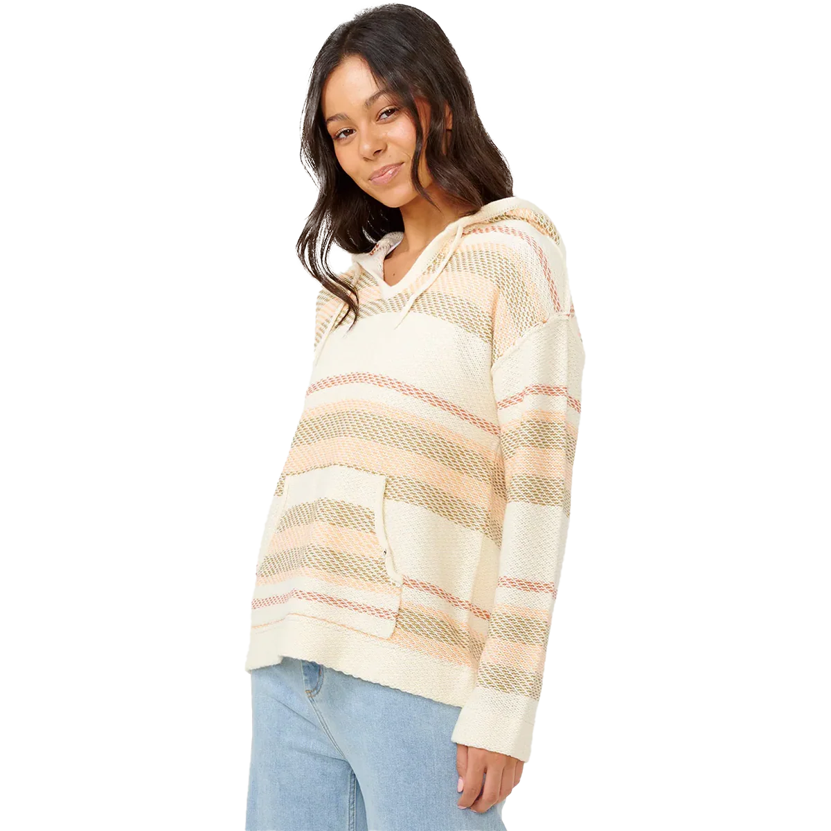 Women's Desert Dreams Striped Poncho - Styles Love