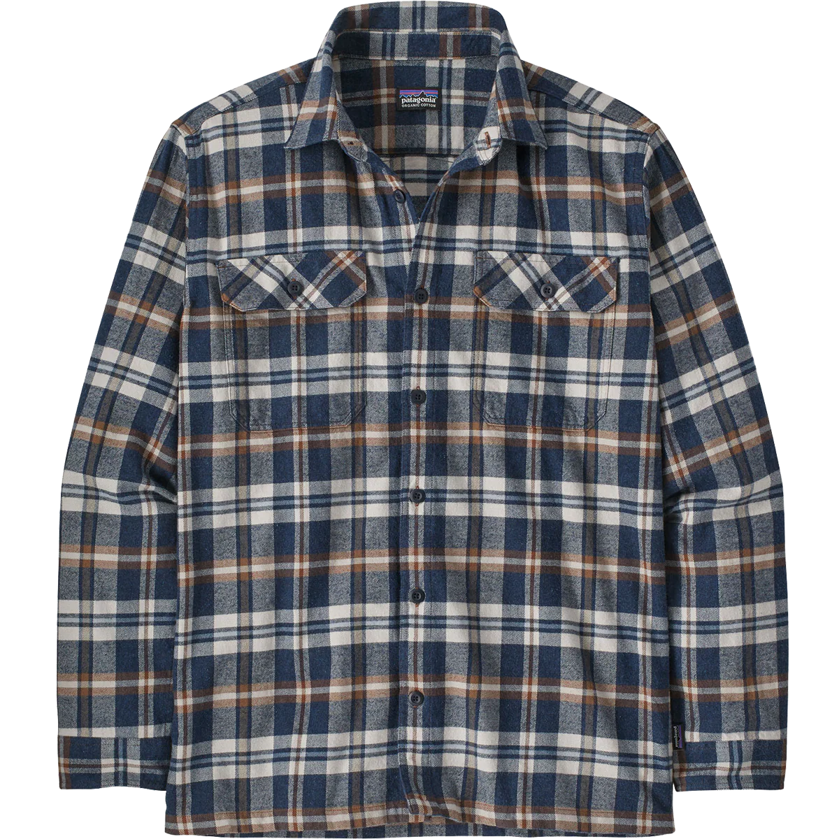 Men's Long Sleeve Organic Cotton Fjord Flannel Shirt - Styles Love