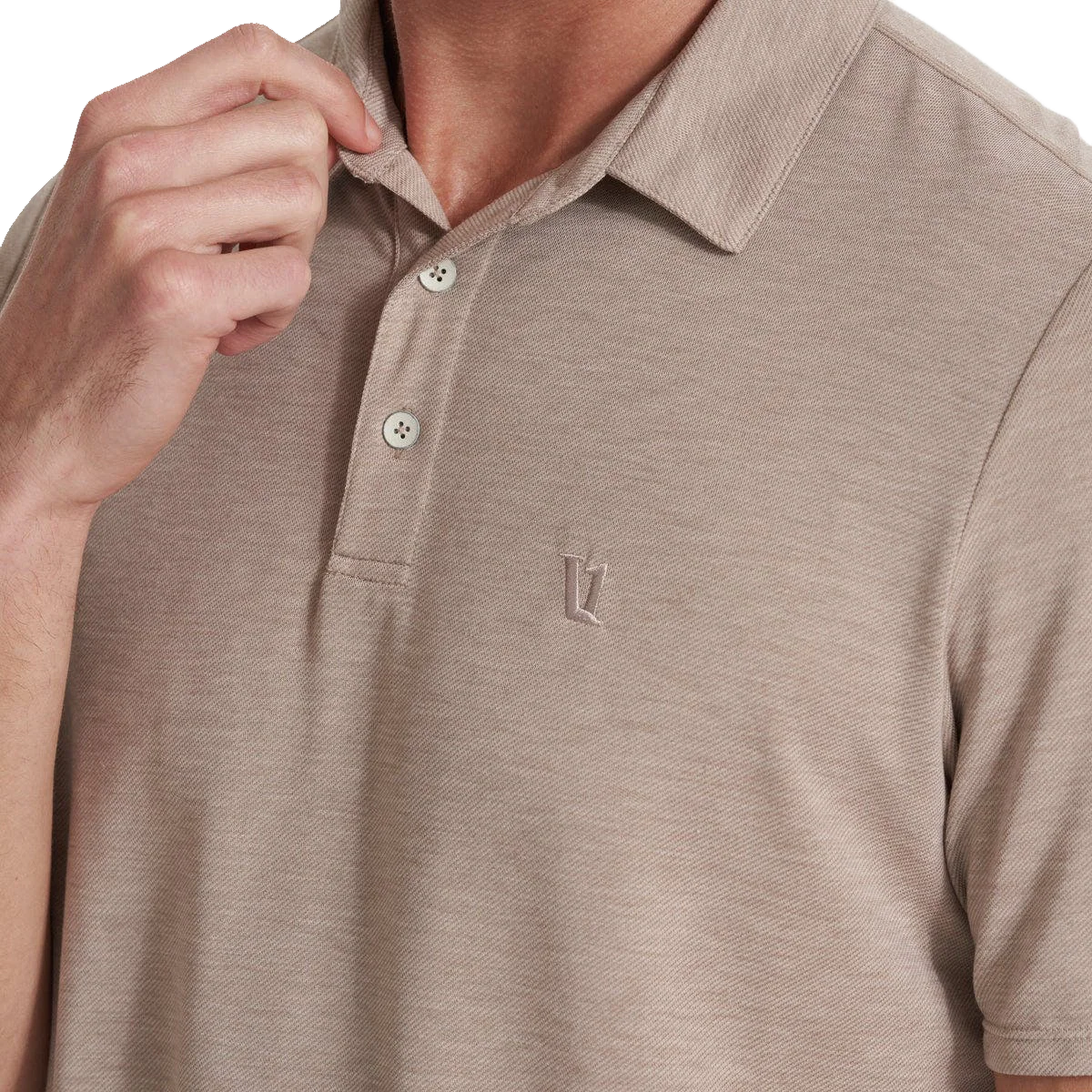 Men's Knit Twill Polo - Styles Love