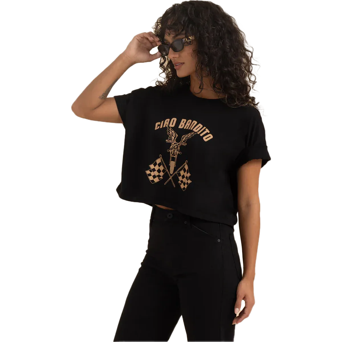 Women's Ciao Cropped Boxy Tee - Styles Love