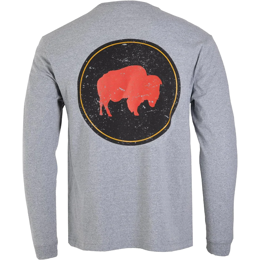 Men's MK Bison Patch Long Sleeve Tee - Styles Love