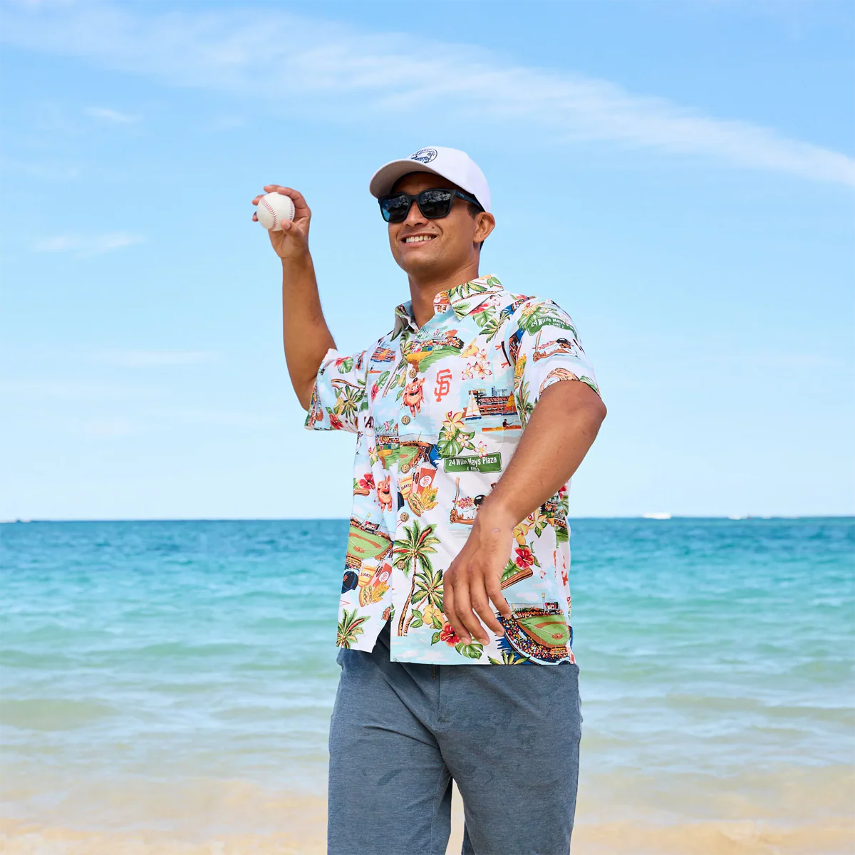 Men's Giants Scenic Button Down - Styles Love