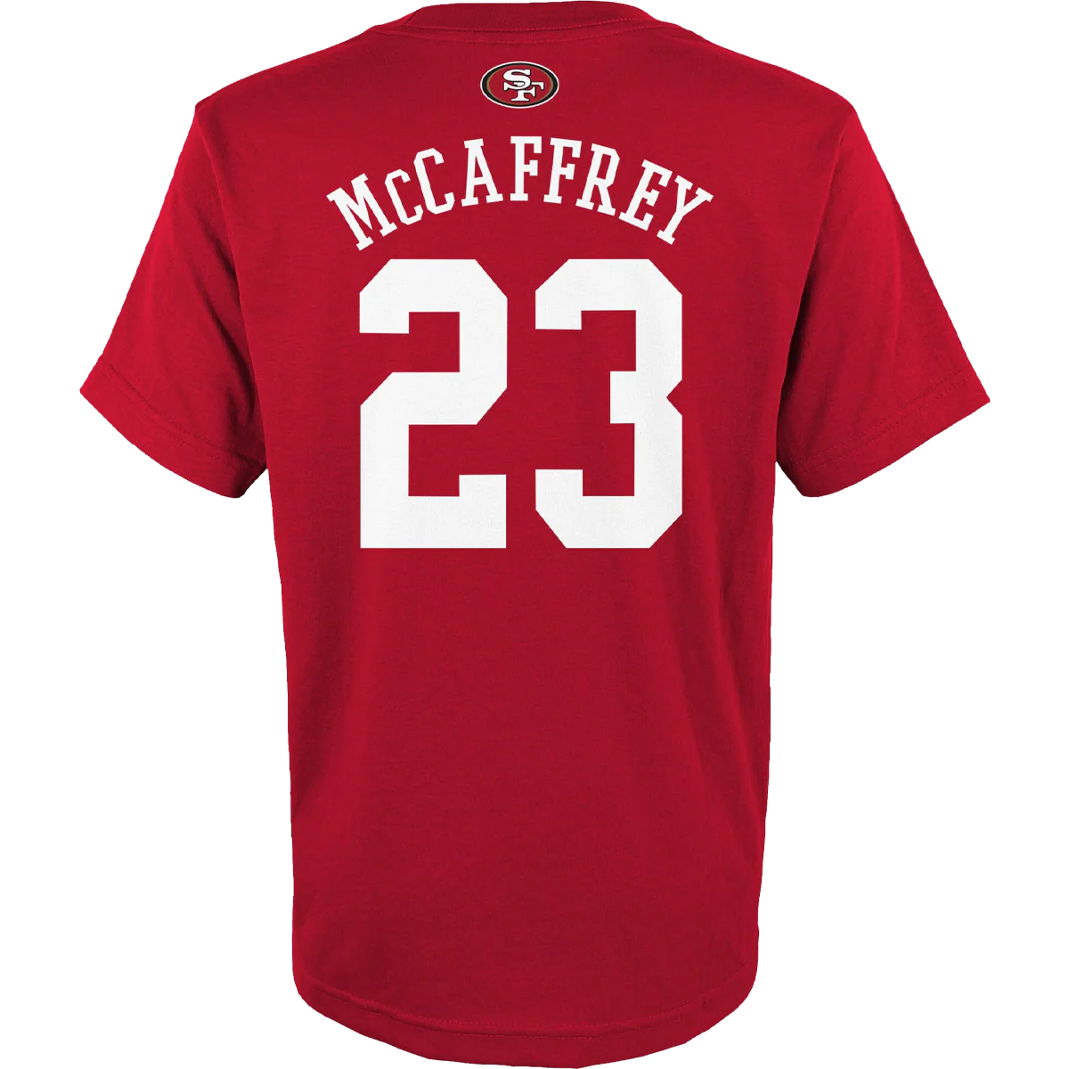 Youth 49ers Mainliner Name & Number Tee - McCaffrey - Styles Love