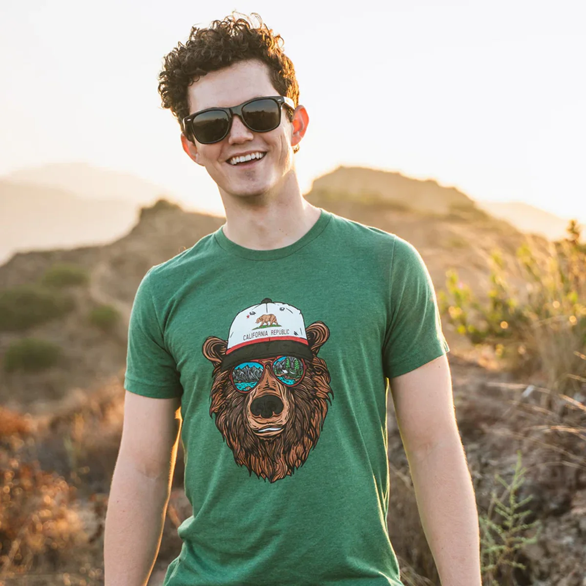 Men's Miami Vice CA Bear Tee - Styles Love