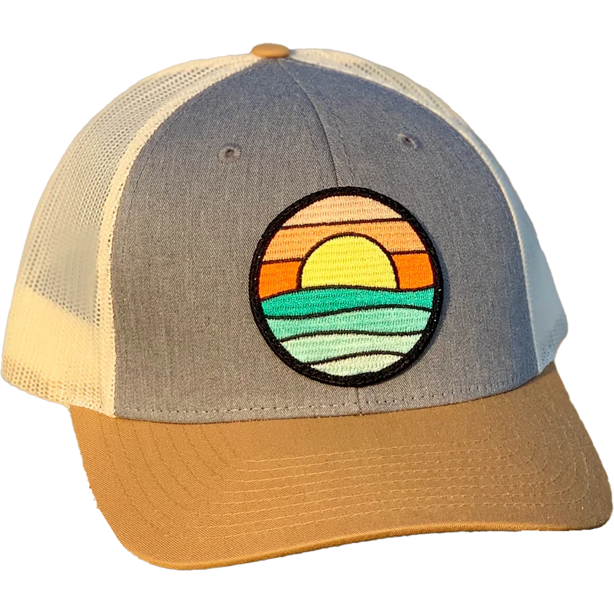 Curved Brim Trucker with Serenity Patch - Styles Love