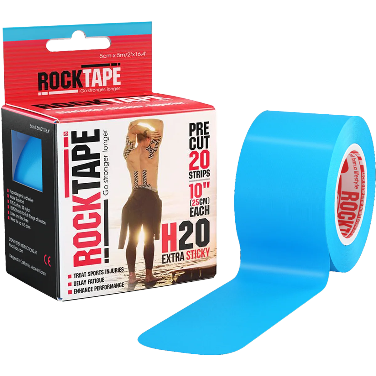 RockTape Go PreCut Extra Sticky - Styles Love