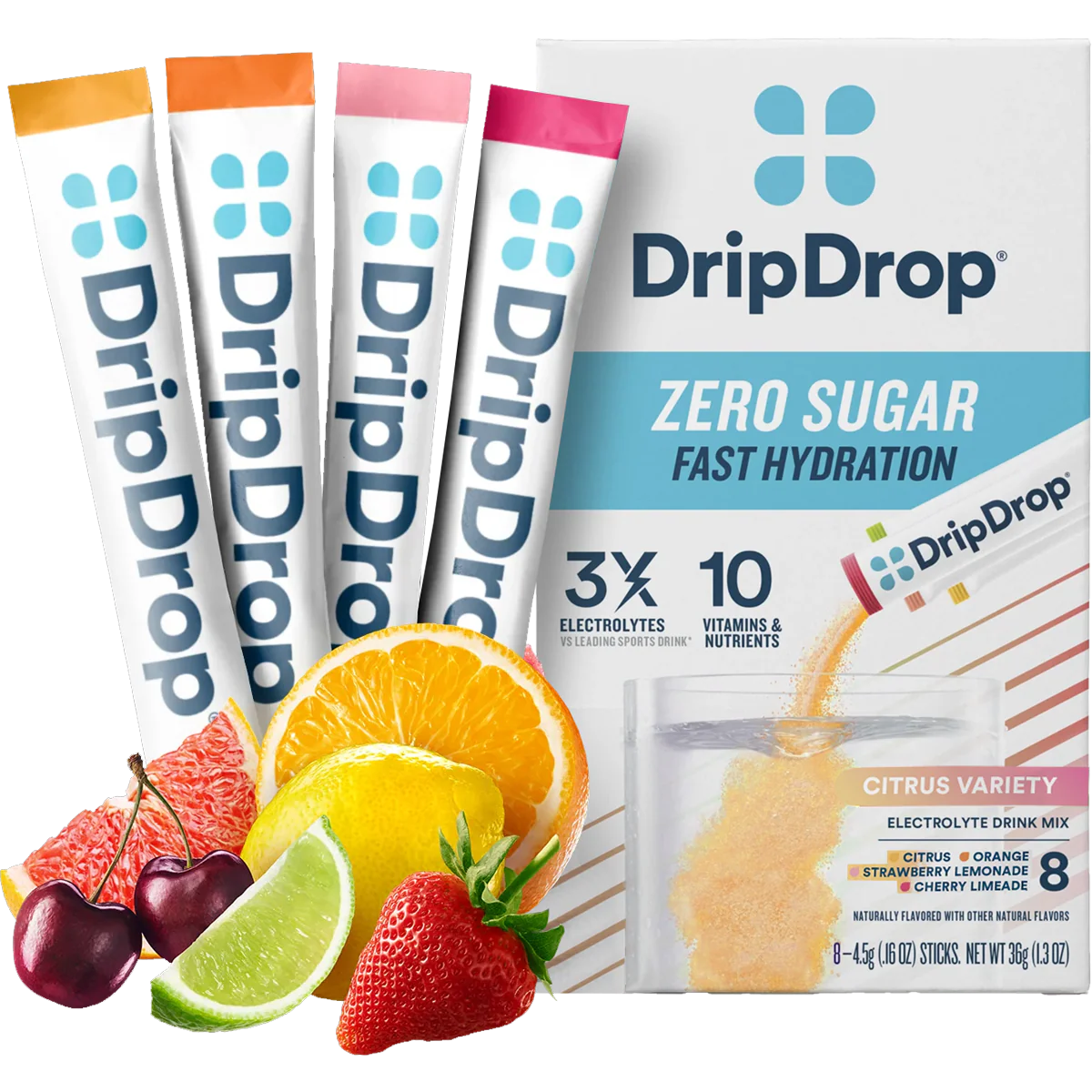 Zero Sugar Electrolyte Drink Mix (8 Servings) - Styles Love