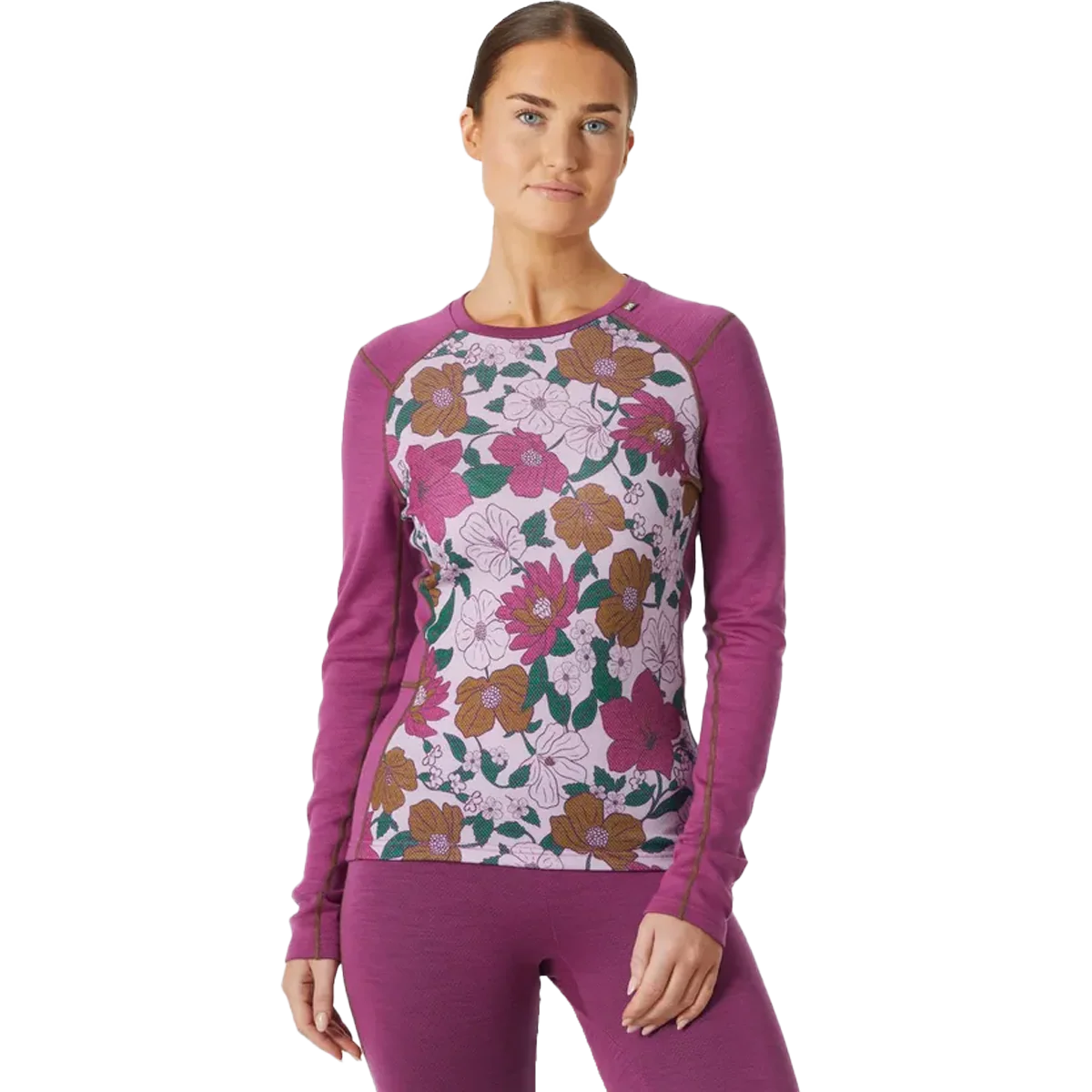 Women's LIFA Merino Midweight Graphic Crew - Styles Love