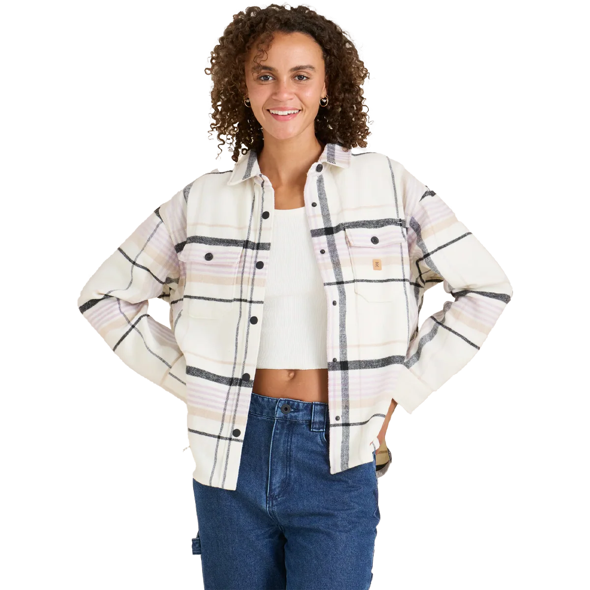 Women's Amberley Flannel Shirt Jacket - Styles Love