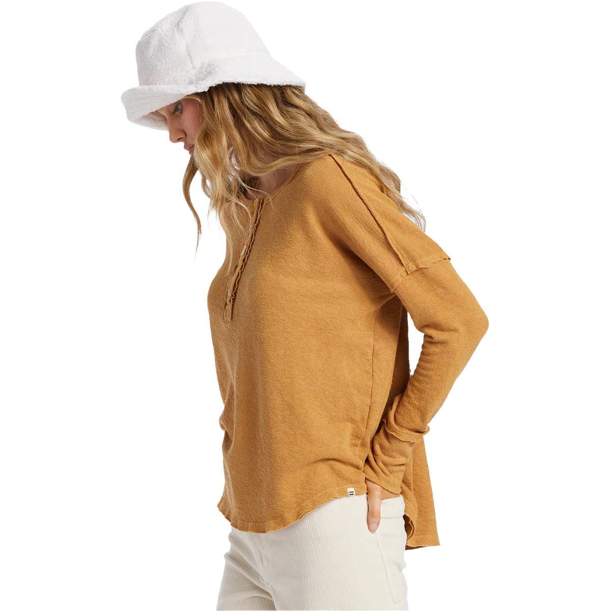 Women's New Anyday Henley Top - Styles Love