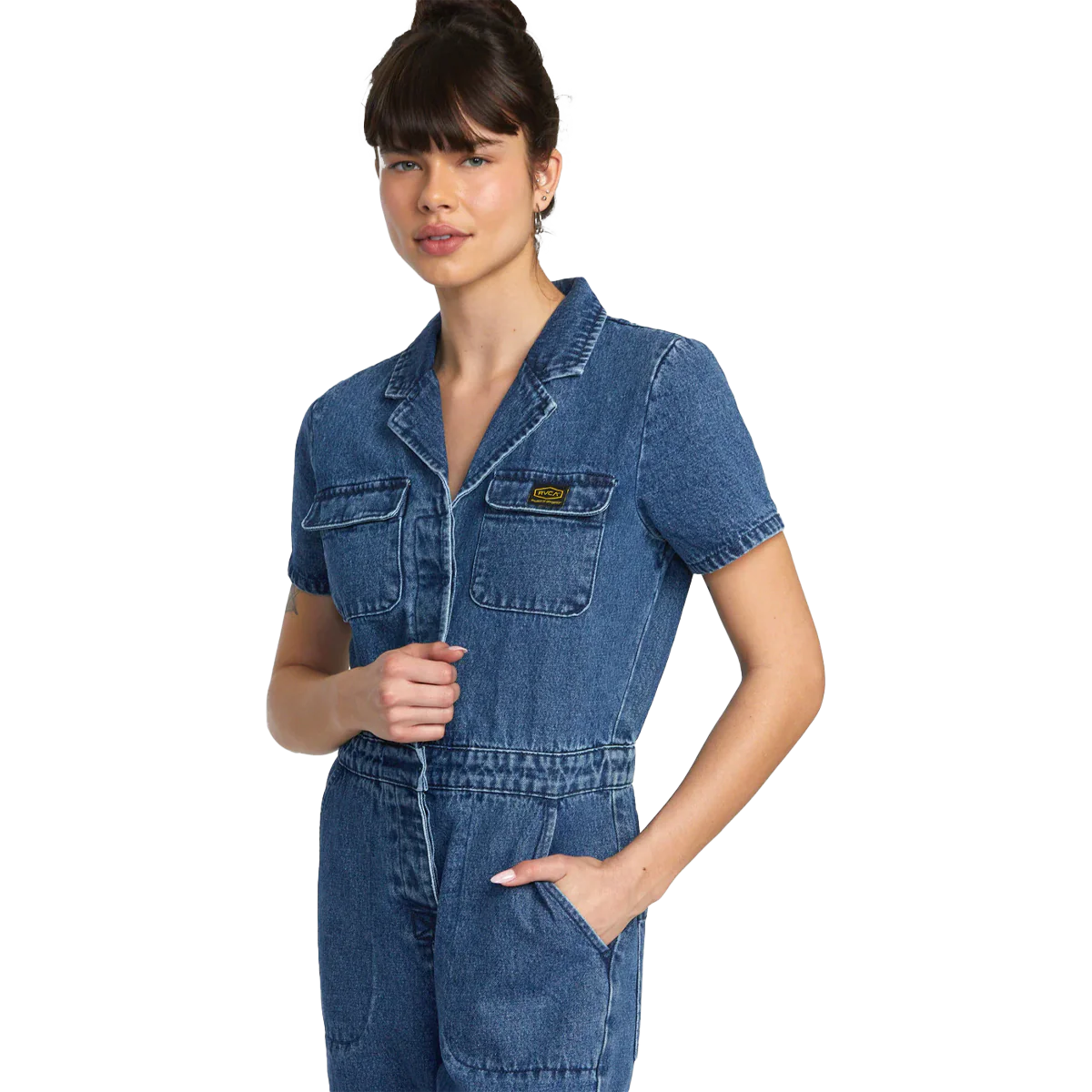 Women's Recession Denim Jumpsuit - Styles Love