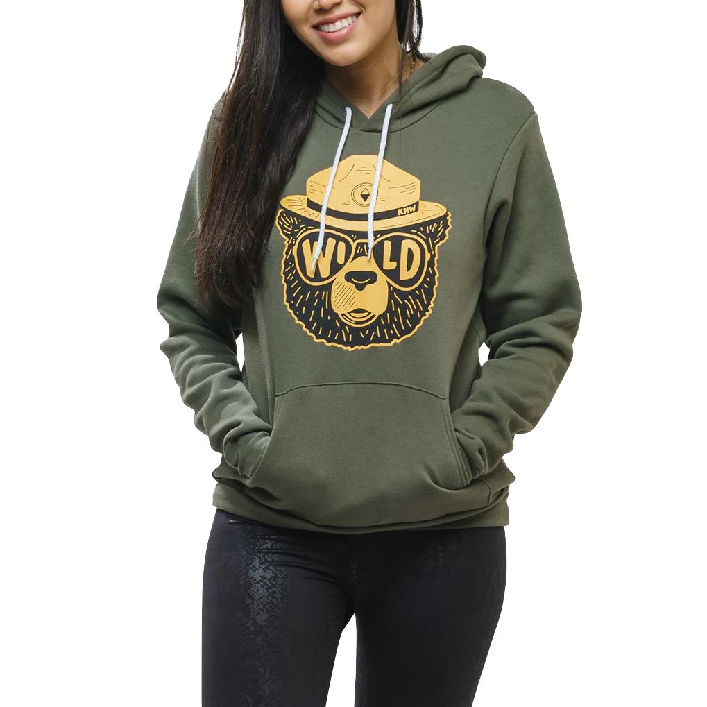 Unisex Wild Bear Pullover Hoodie - Styles Love