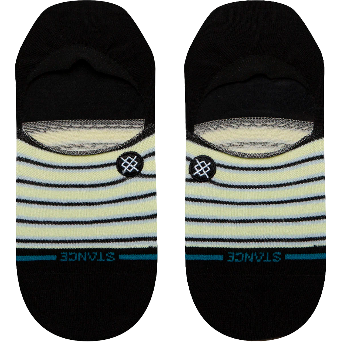 Women's Blue Fade No Show - Styles Love