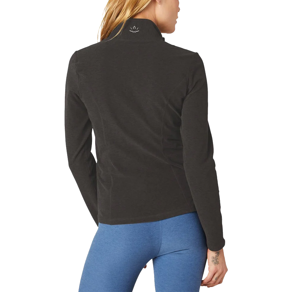 Women's Spacedye On The Go Mock Neck Jacket - Styles Love
