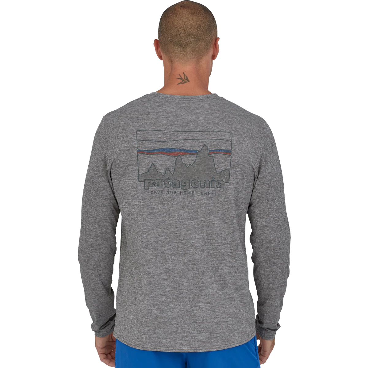 Men's Long Sleeve Capilene Cool Daily Graphic Shirt - Styles Love