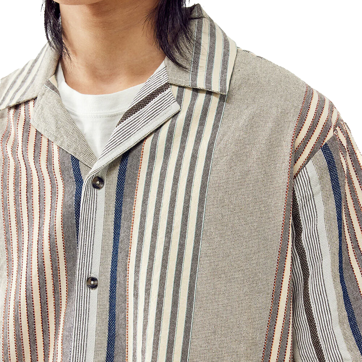 Men's Stripe Revere Shirt - Styles Love