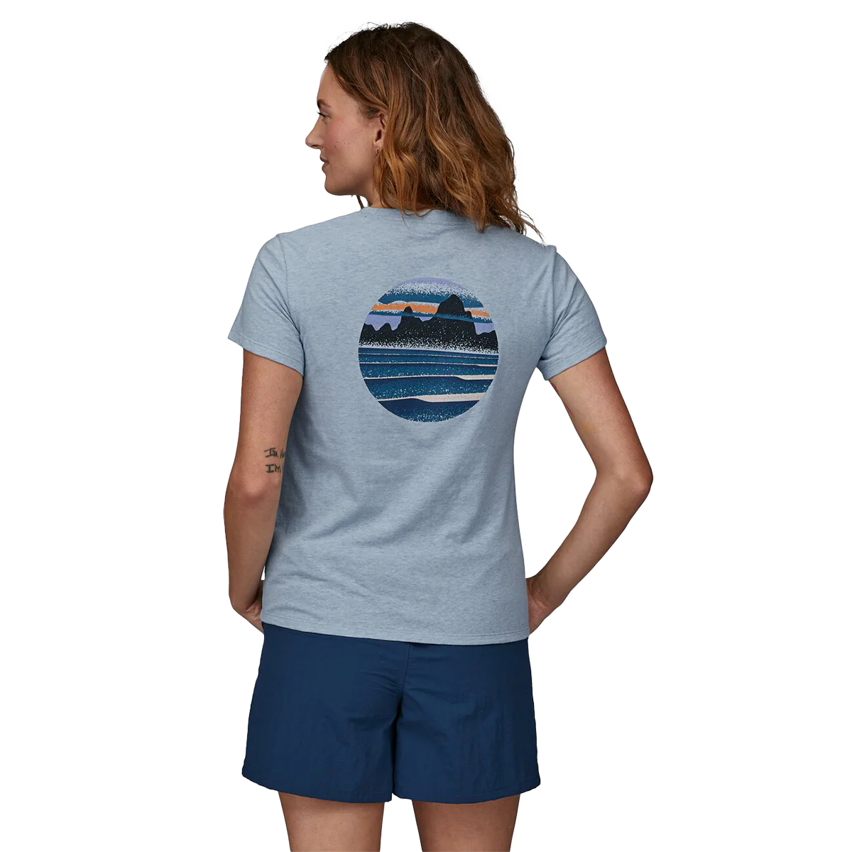 Women's Skyline Stencil Responsibili-Tee - Styles Love