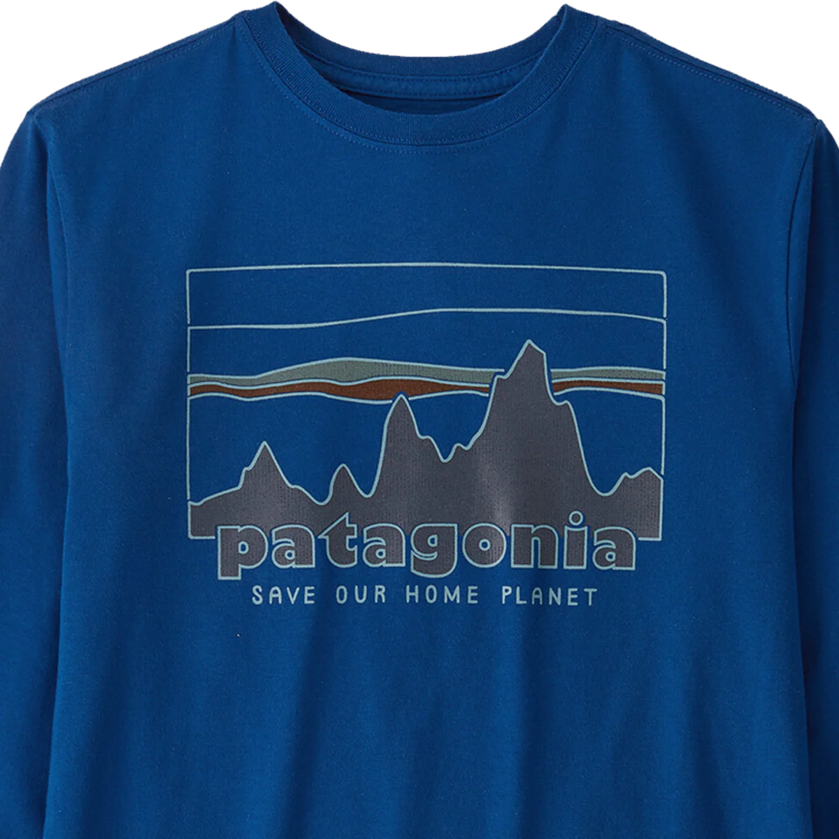 Youth Long-Sleeved Regenerative Organic Cotton Graphic T-Shirt - Styles Love