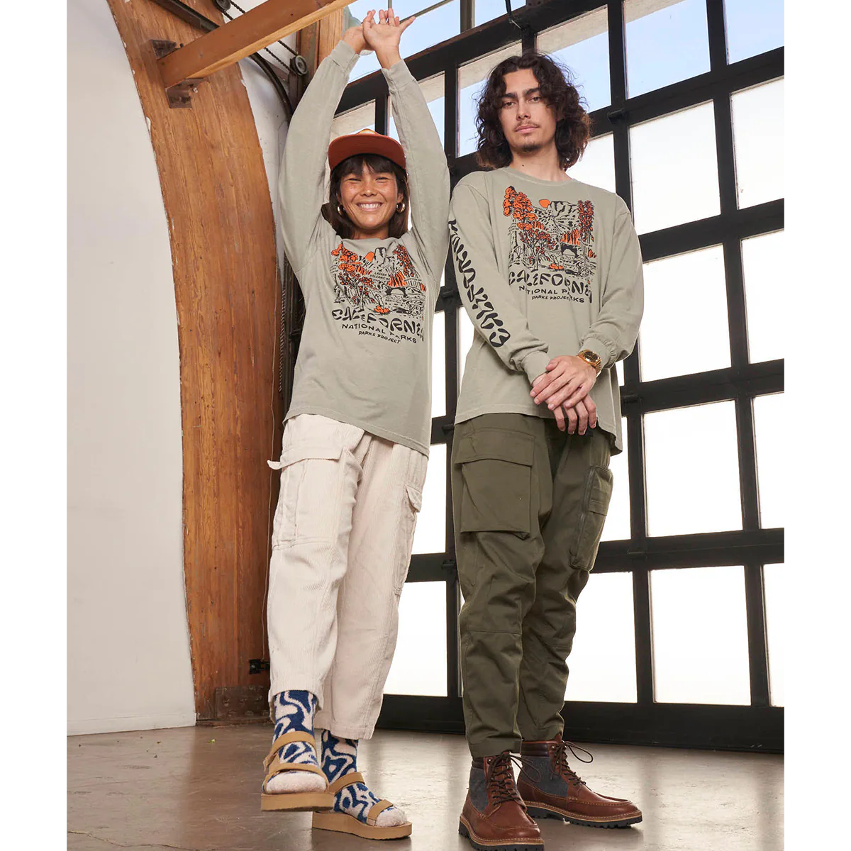 National Parks of California Vintage Long Sleeve Tee - Styles Love